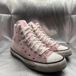 Size 9 Converse Valentines‎ Day Crafted With Love Pink Womens Shoes AO1603F